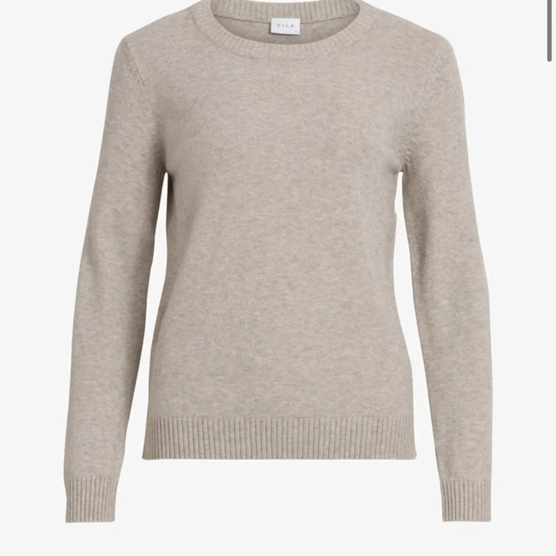 Beige stickad tröja 