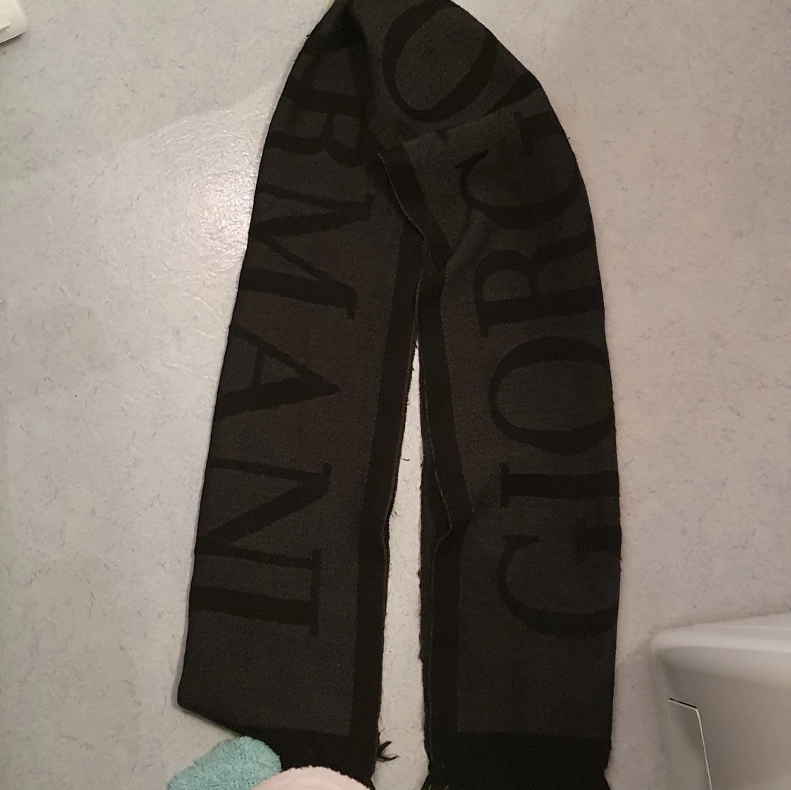 Vintage åkta Georgio Armani halsduk - 90