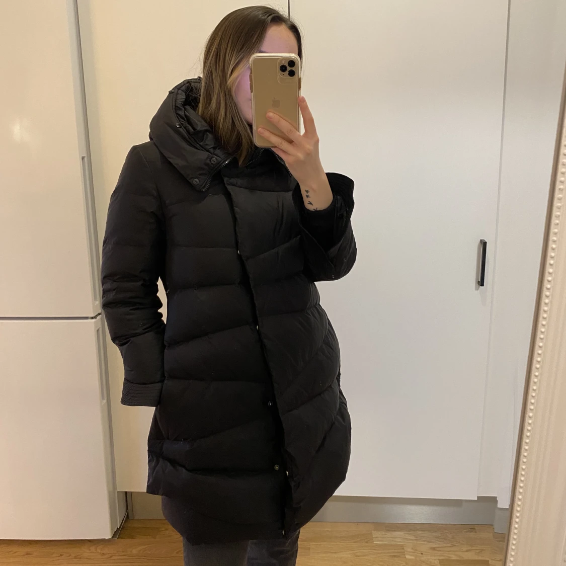 Svart vinterjacka  - 90