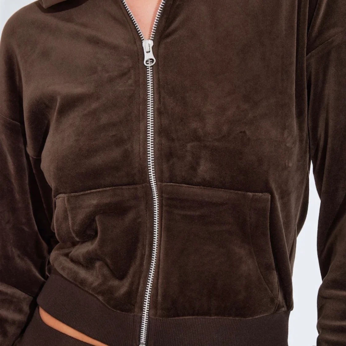 Brun zip hoodie - 91