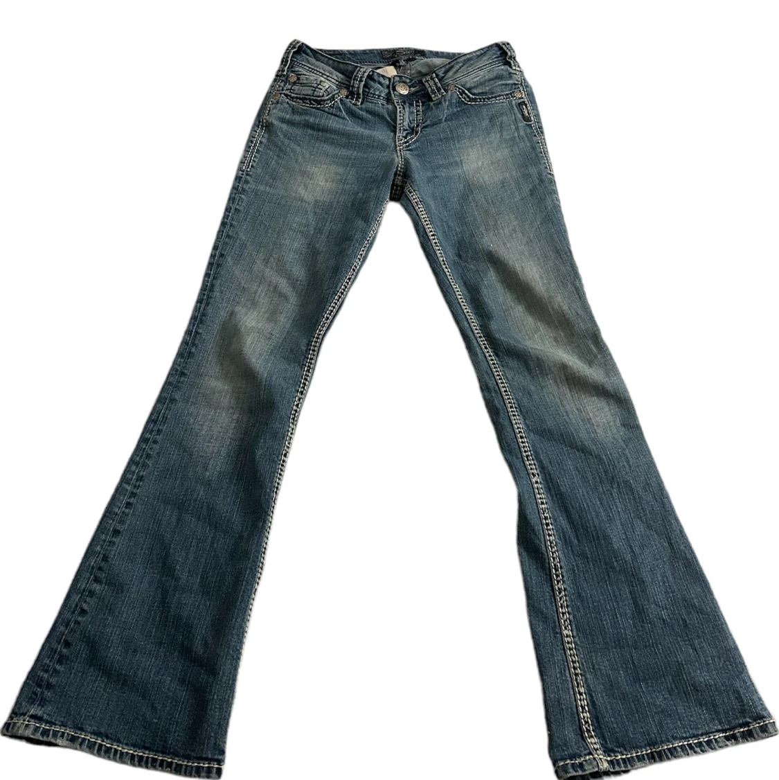 lågmidjade jeans - 90