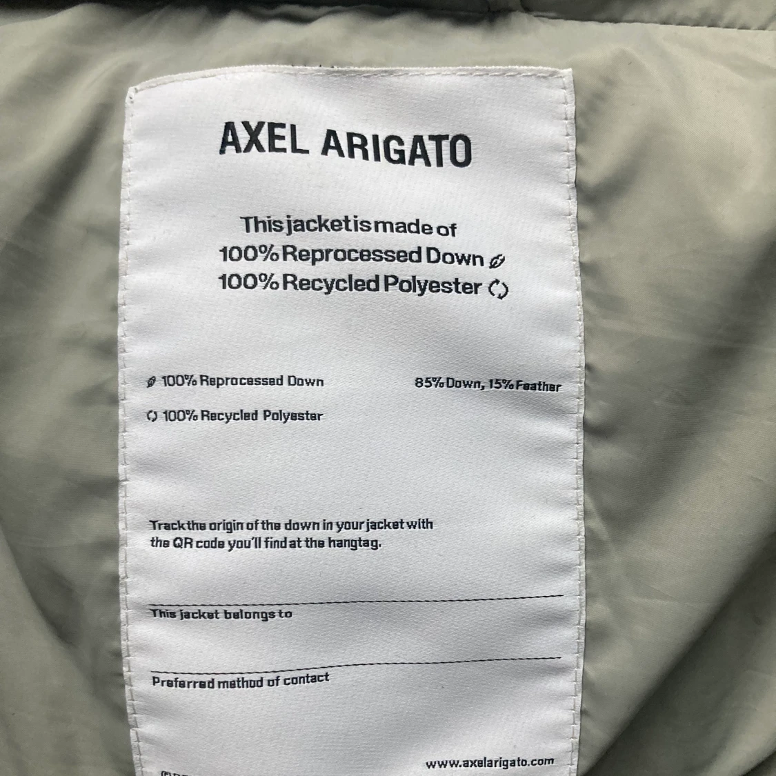 Axel Arigato - Puffer Jacket  - 91