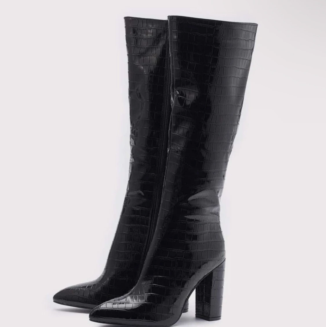 Coola ormskinns mönstrade klackar   - 91