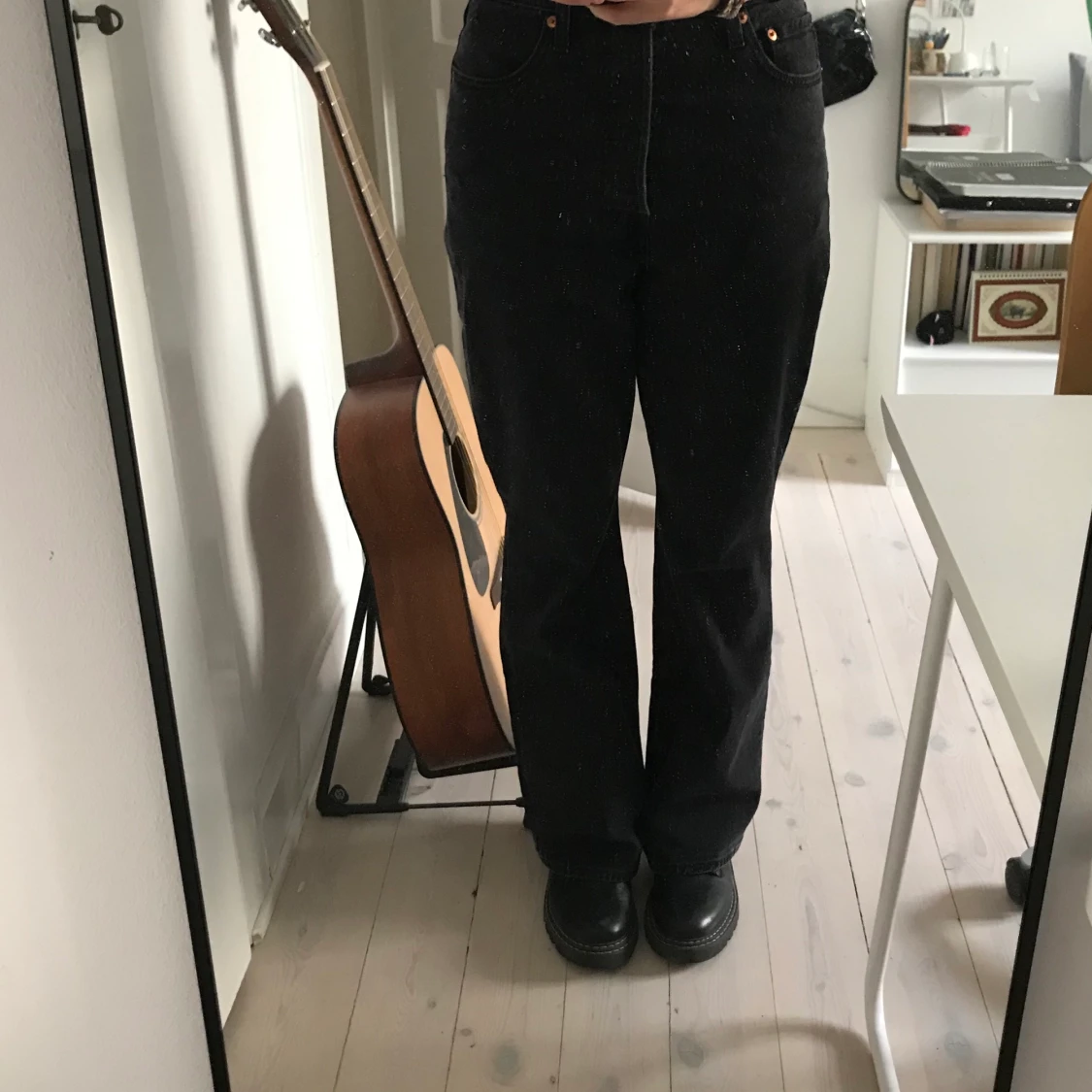 Mörk grå jeans - 90