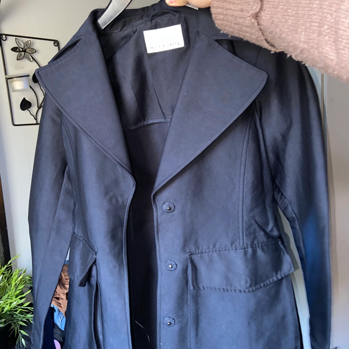 Lite kortare kavaj/kappa 