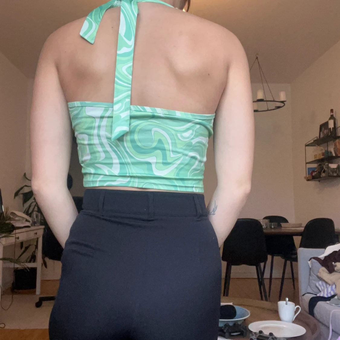 Cool grön topp - 90