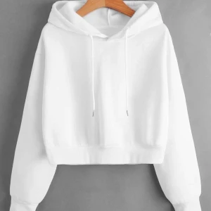 Vit hoddie  - Fin vit hoddie från shein Använt en gång. Fortfarande som ny Original pris 89kr säljer för 50