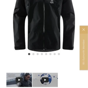 Haglöfs jacka Gore tex roc - Använt Max 2-3 gånger men är för stor för mig 