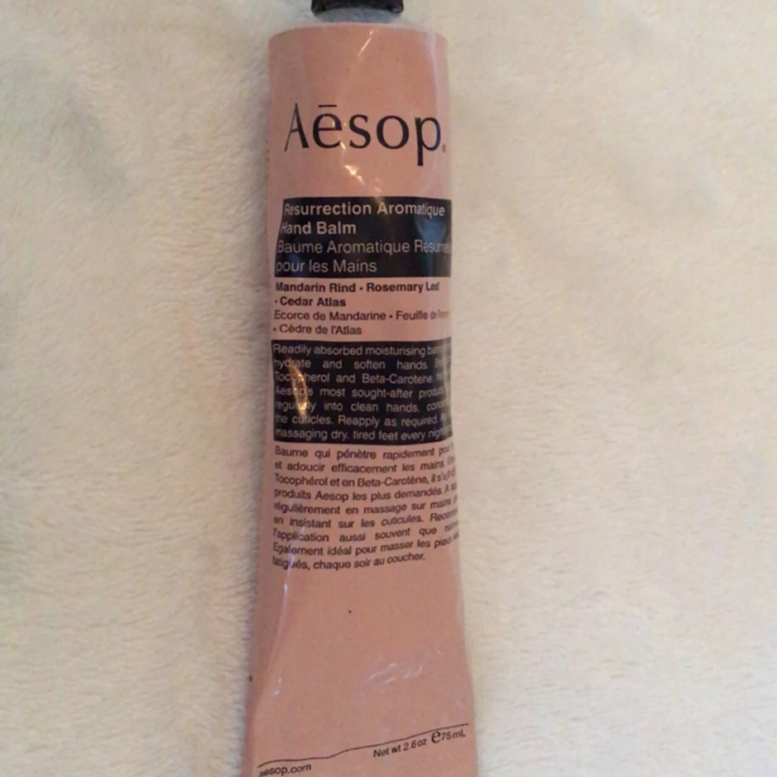 Aesop resurrection hand balm