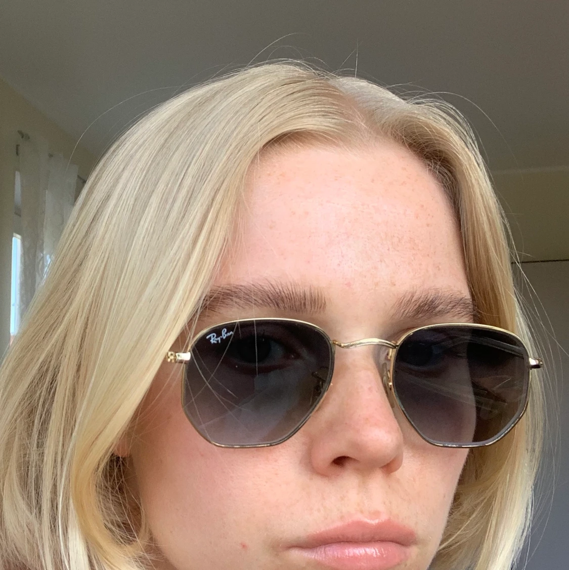 Rayban pilot rektangulära