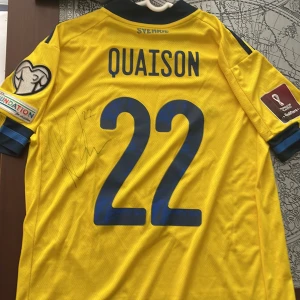 Signed Robin Quaison Swedish Football Jersey - This was 24th of March 2022, Czech Republic vs Sweden for the World Cup qualifiers game ended 0-0 and went to extra time where Quaison scored a 109th minute winner. It’s real and in good condition as I wore it only once