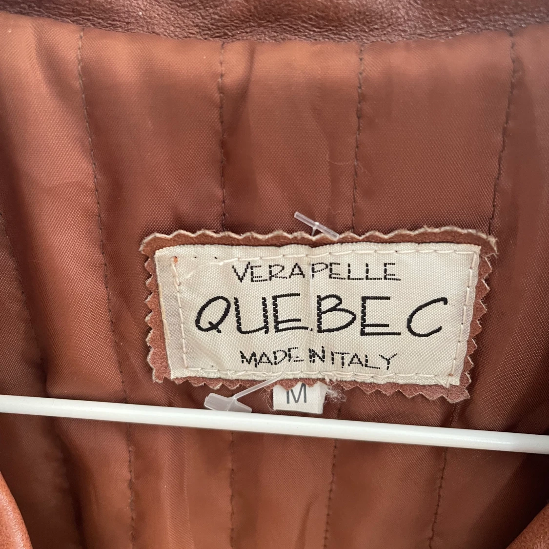 Brun läderjacka  - 91