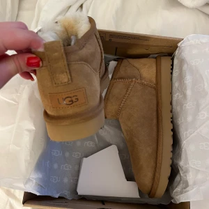 Bruna låga uggs - Helt oanvända endast testade låga uggs, köpta för över 2000kr, säljer endast vid bra bud. Storlek 38 men passar en 39 med 