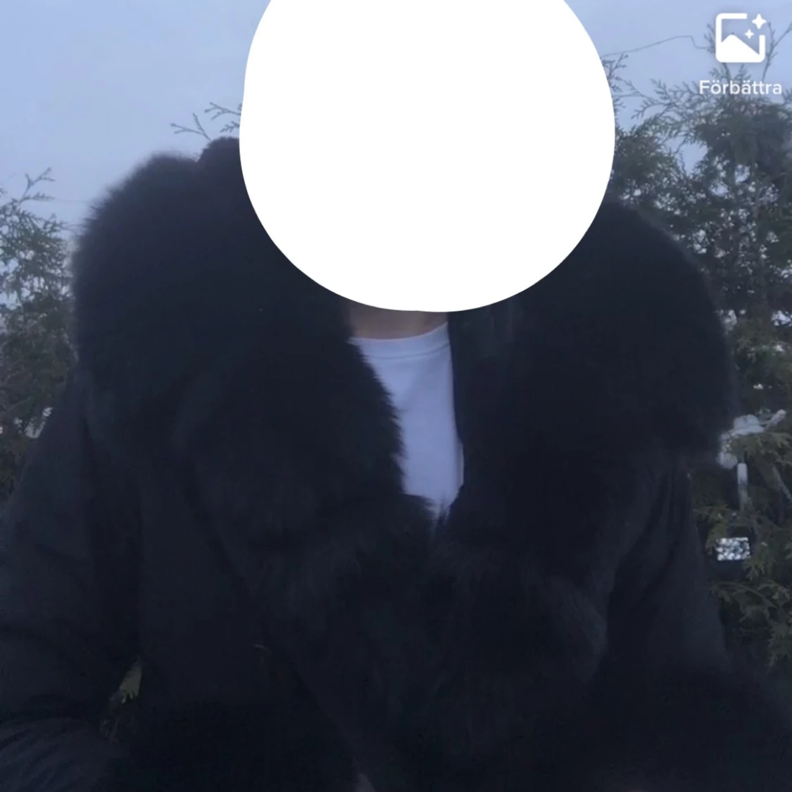 Äkta päls jacka. - 91