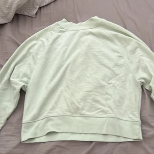 Ljusgrön sweatshirt - Säljer min ljusgröna sweatshirt från mango i storleken xs, väldigt fin😍 säljer för 200kr och frakt ingår i priset
