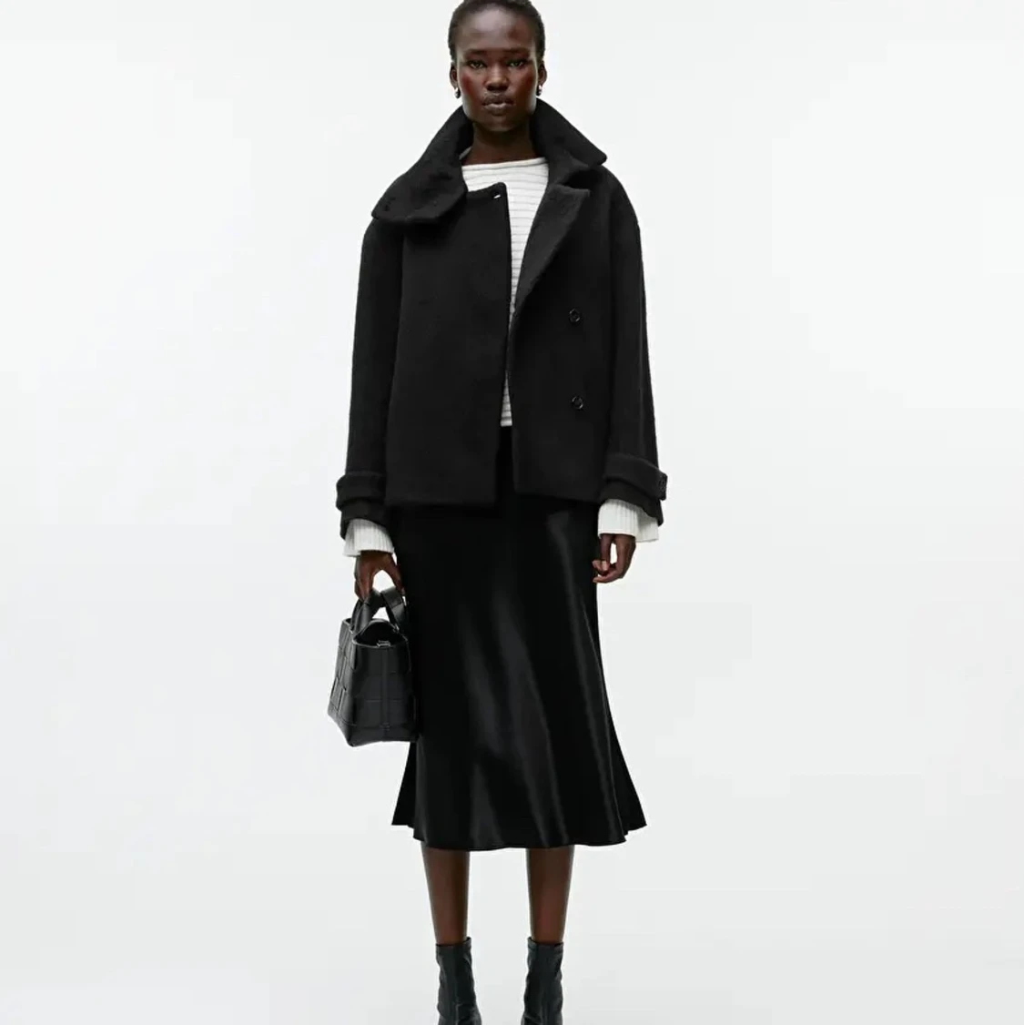 Arket fuzzy wool blend jacka - 91