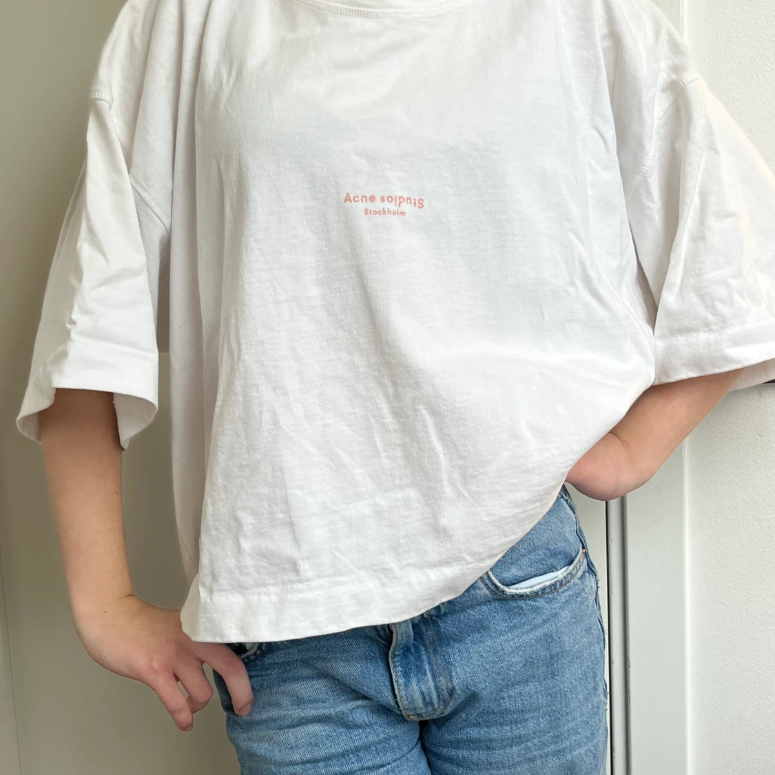 Acne Studios T-shirt vit