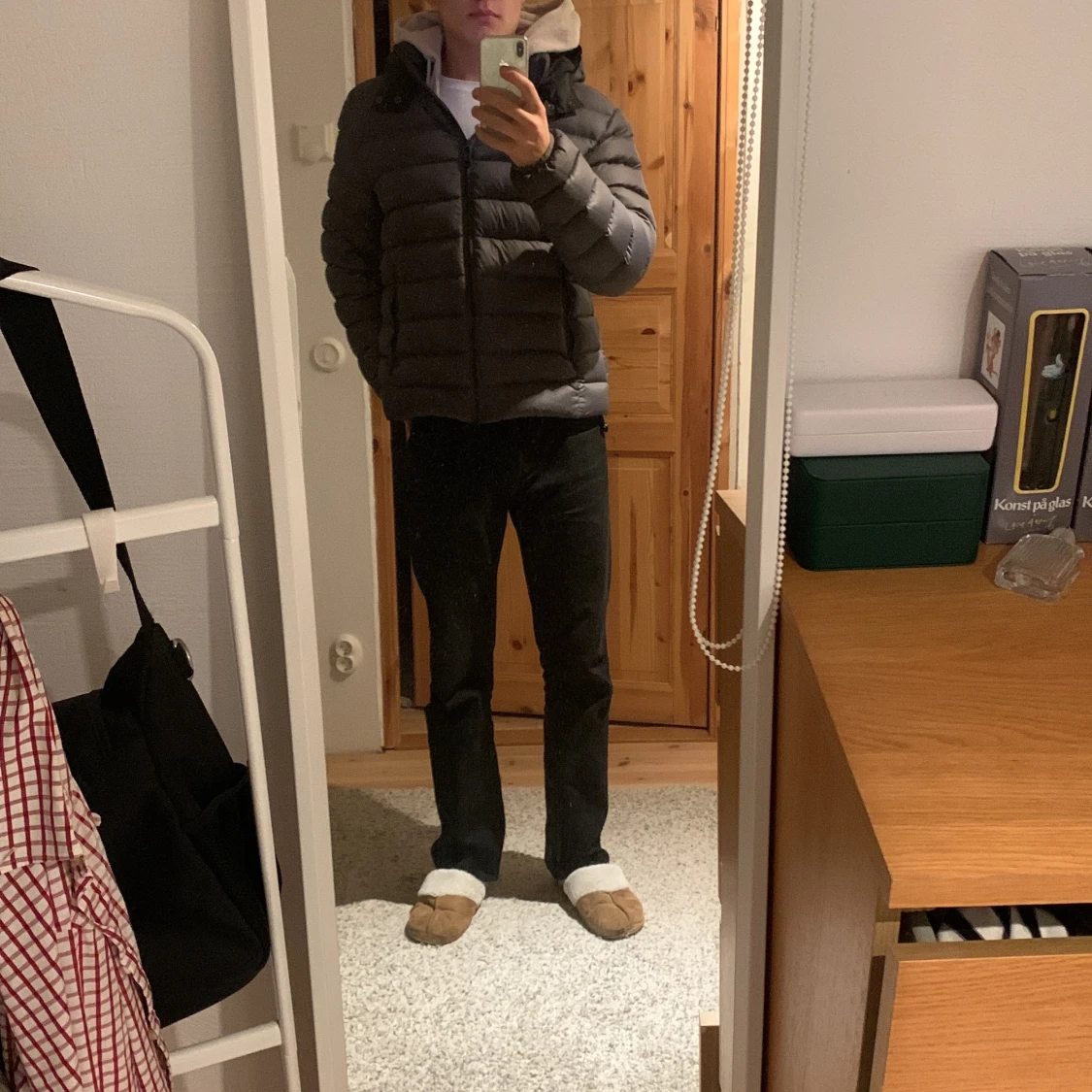 Grå colmar jacka size 3 - 90