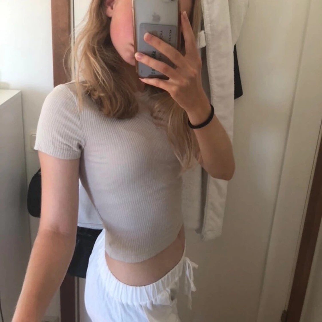 Ljusbeige topp🤍 - 90