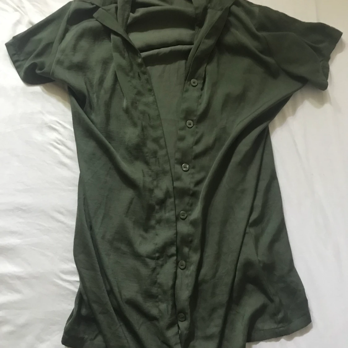 Oversized Grön Skjorta - 91