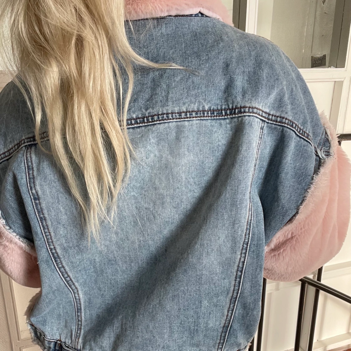 Vårjacka lurv/jeans - 90