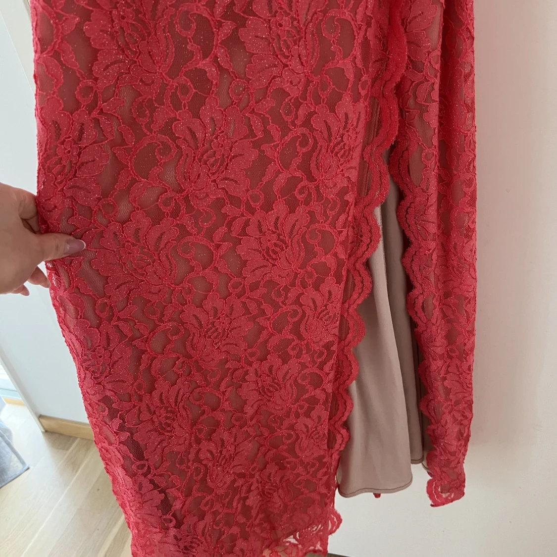 Fedt klänning spets - 91