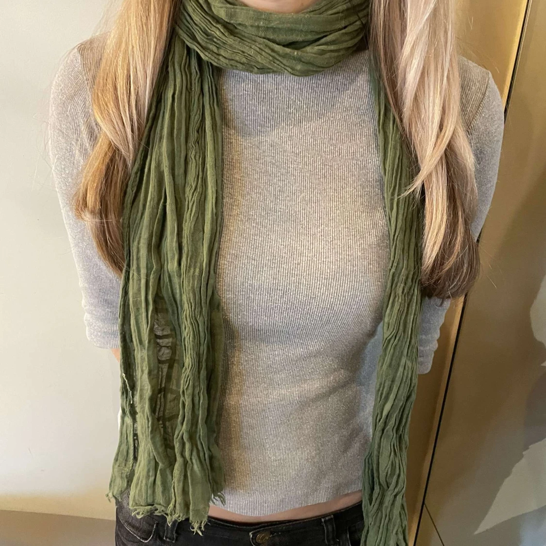 Mörkgrön sjal - 90