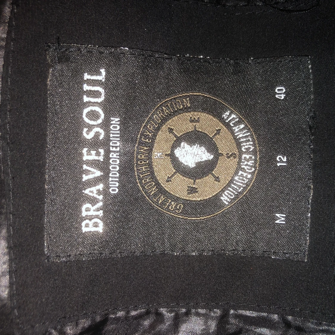 Svart vinterjacka - 90