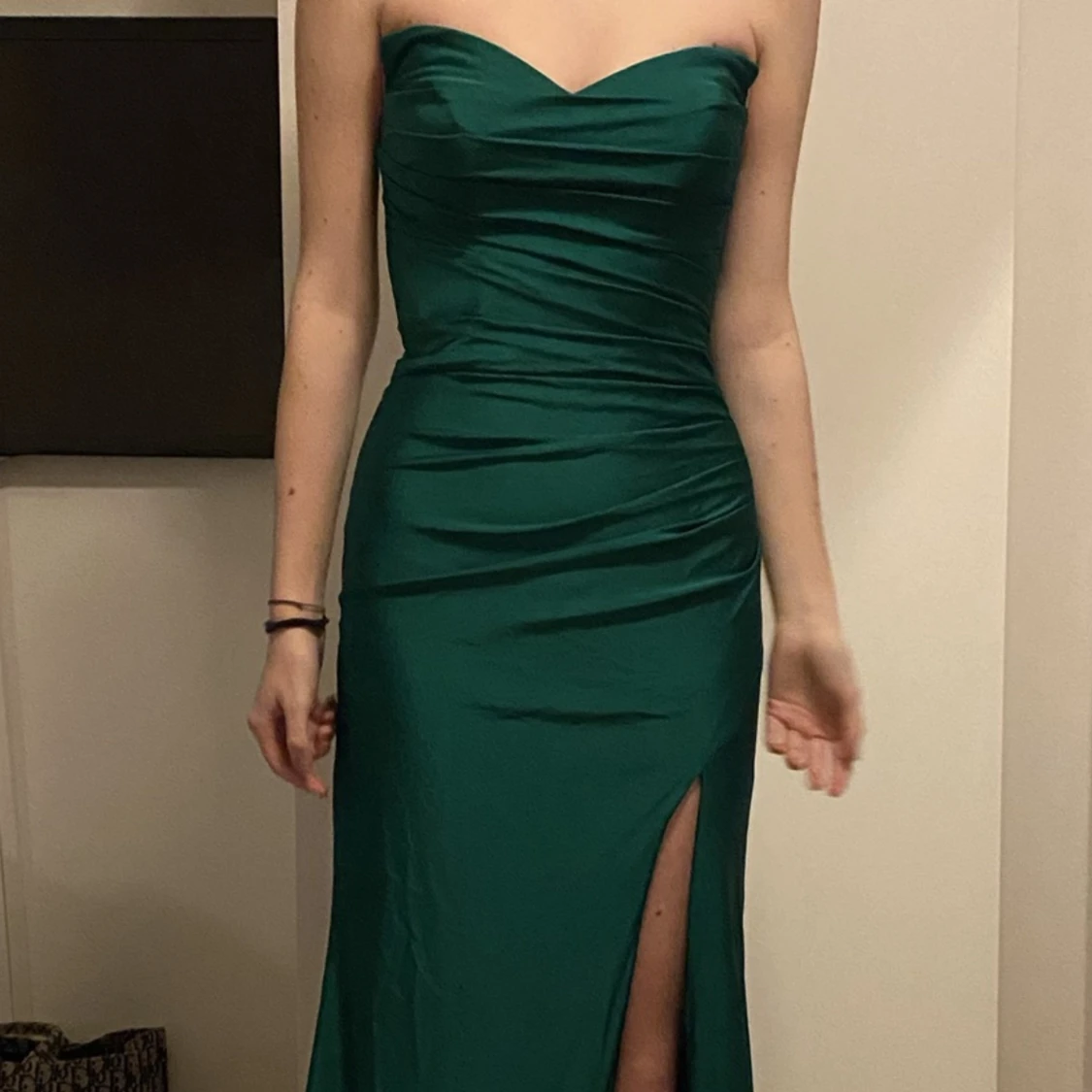 Mörkgrön balklänning - 91