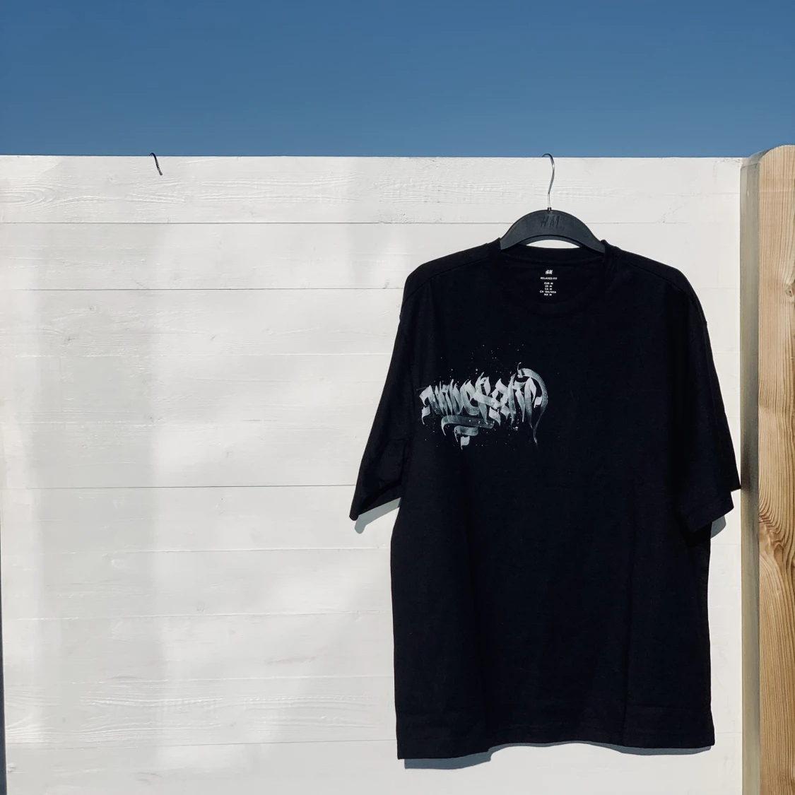 Hand-painted calligraffiti T shirt! - 90