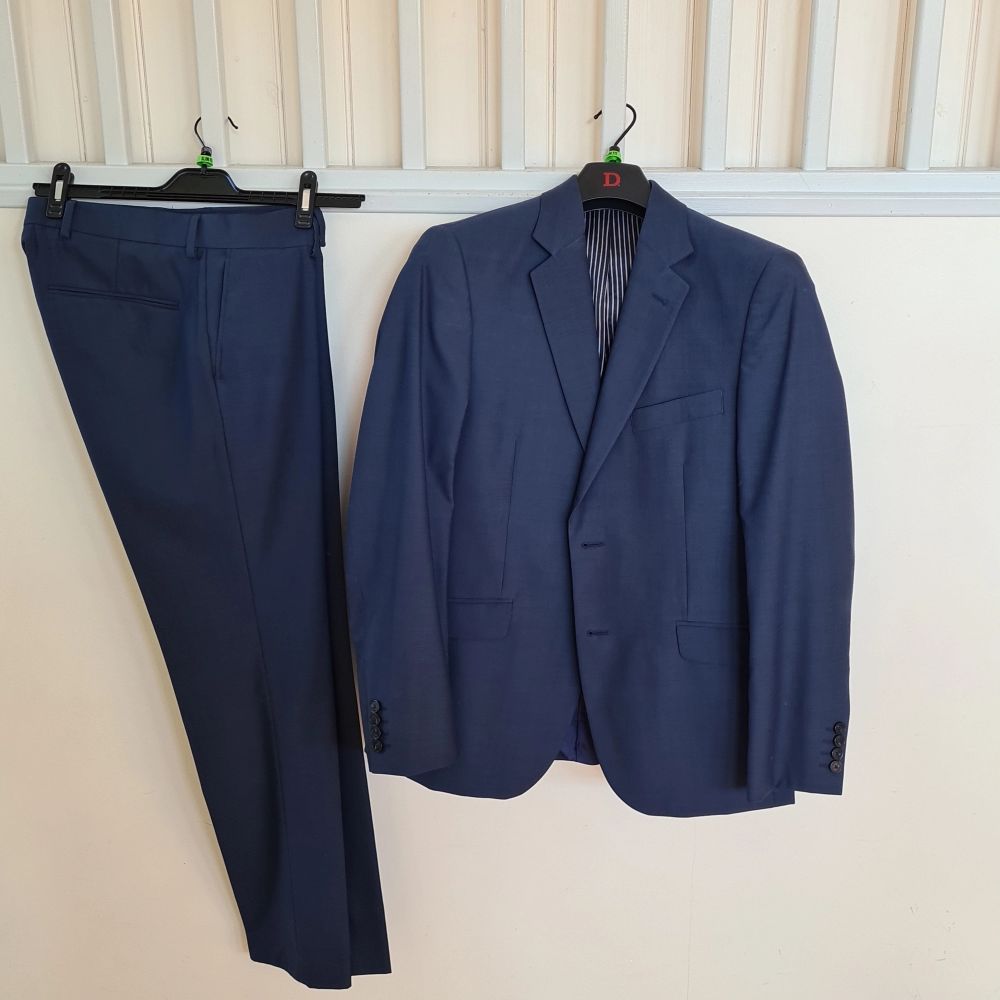 Marinblå Kostym slim fit - Dressman | Plick Second Hand