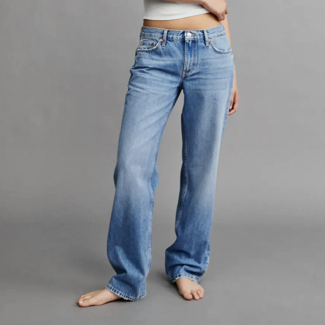 Blå Gina jeans