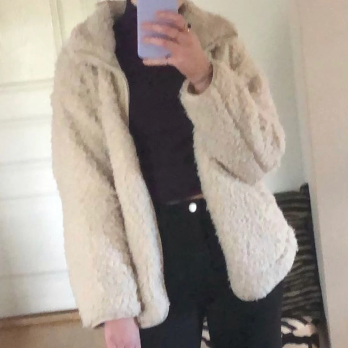 Mysig Teddy jacka<33 - 90