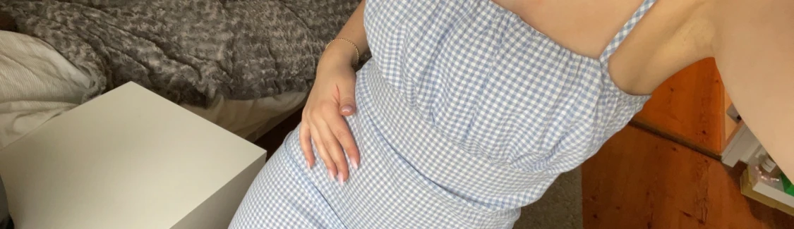 Rutig sommarklänning🧚🏻‍♀️🌸💐 - 90