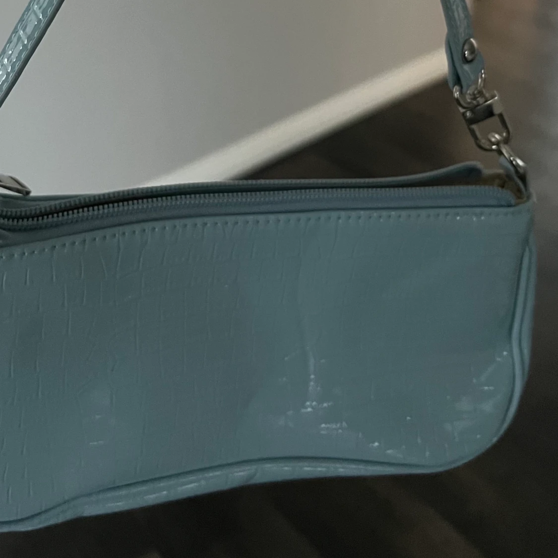 Blå axelväska - 91