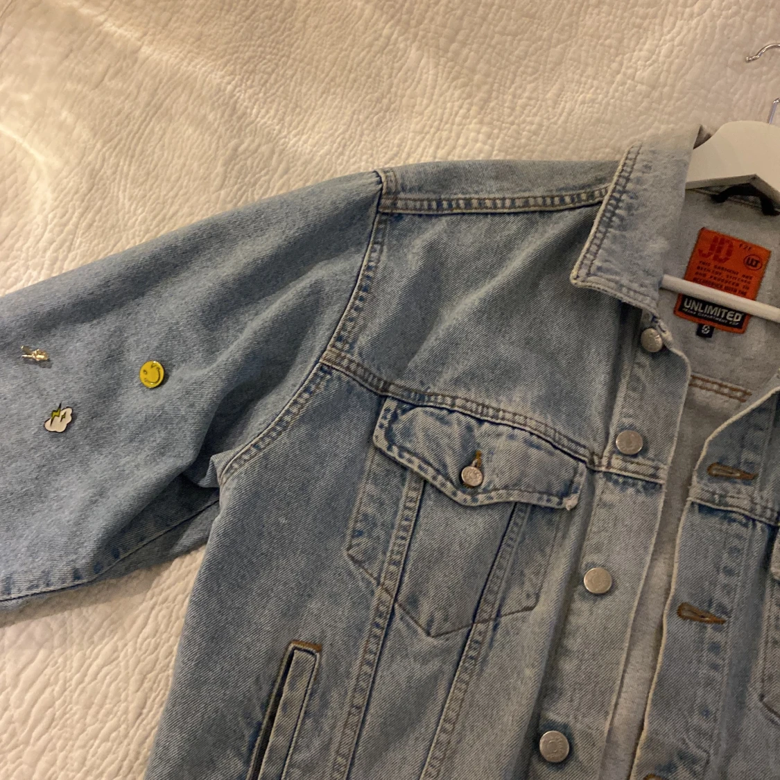 Oversize vintage jeansjacka - 90