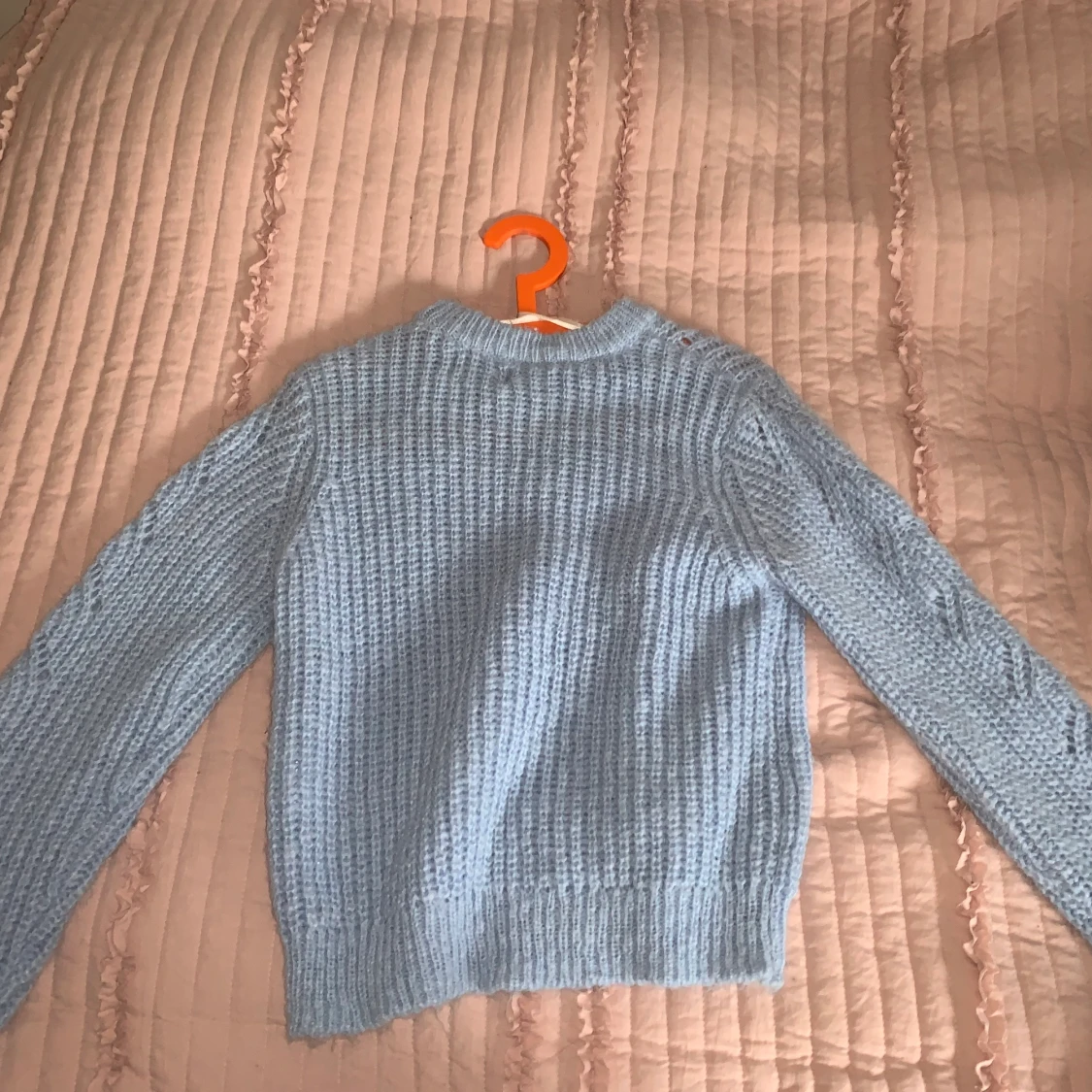 Ljusblå stickad tröja från PIRCES - 90