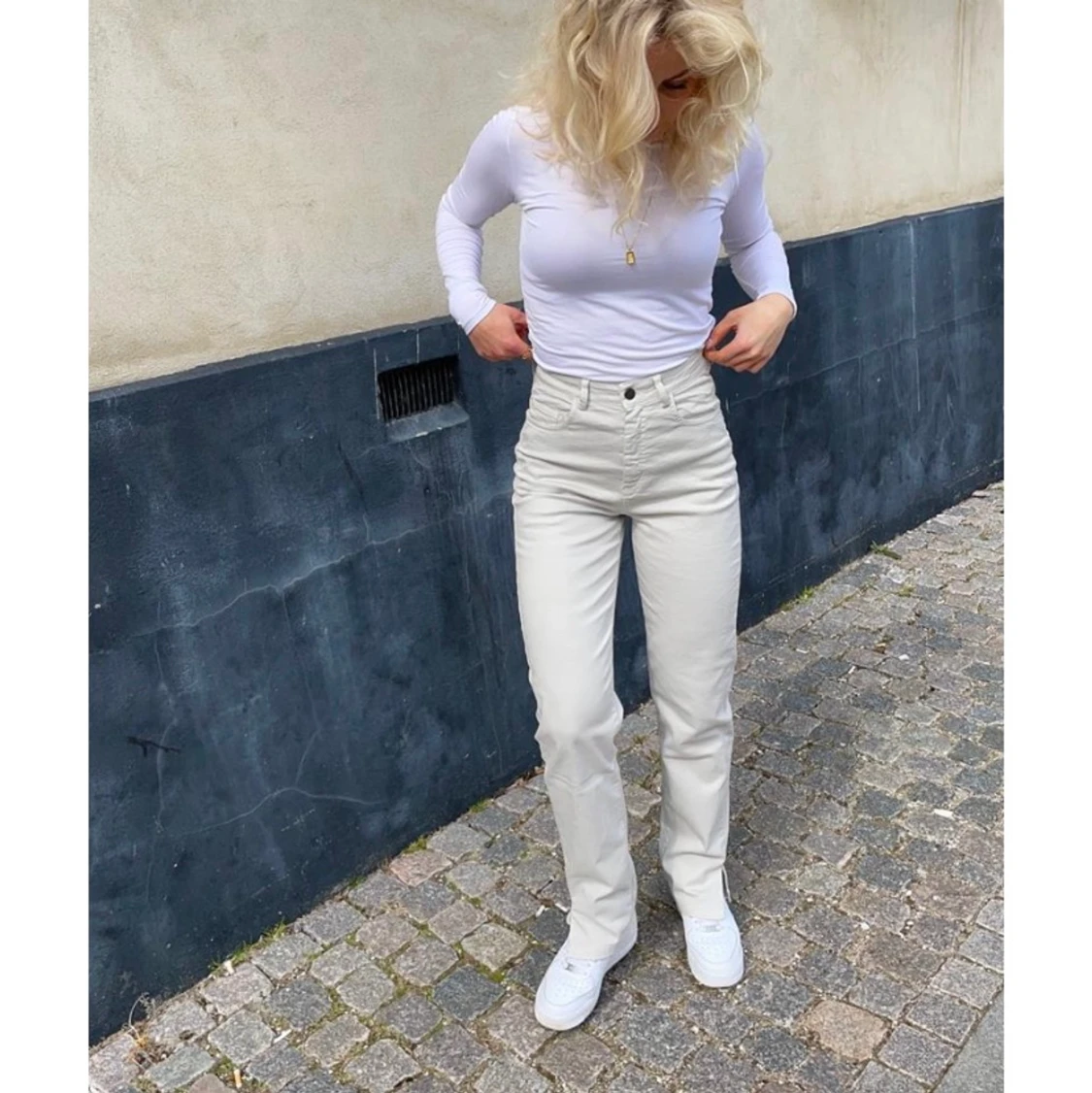 Byxor med slits - 90