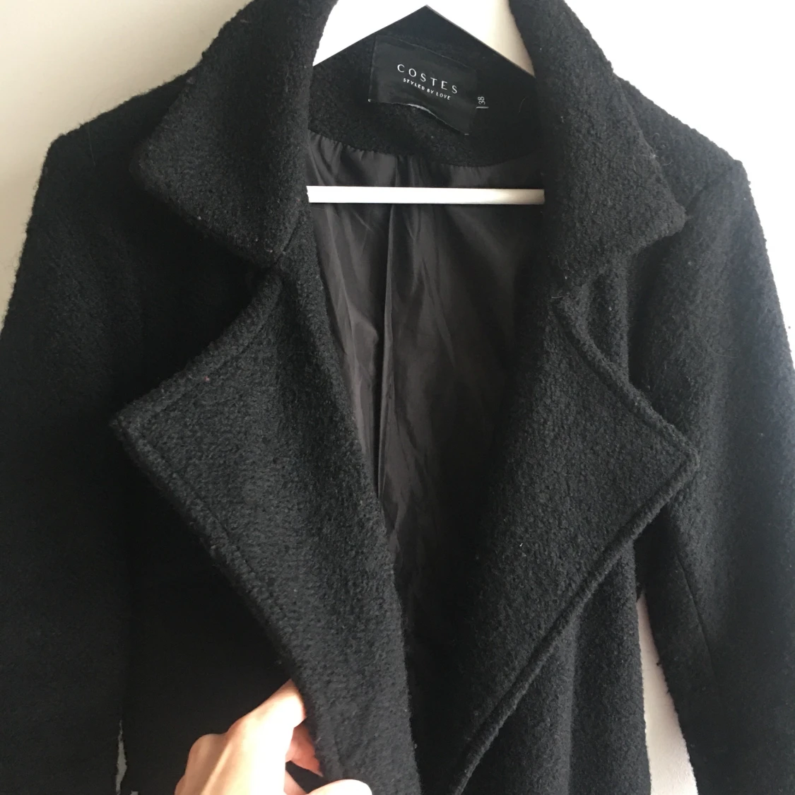 Svart Trenchcoat Costes Copenhagen M - 90