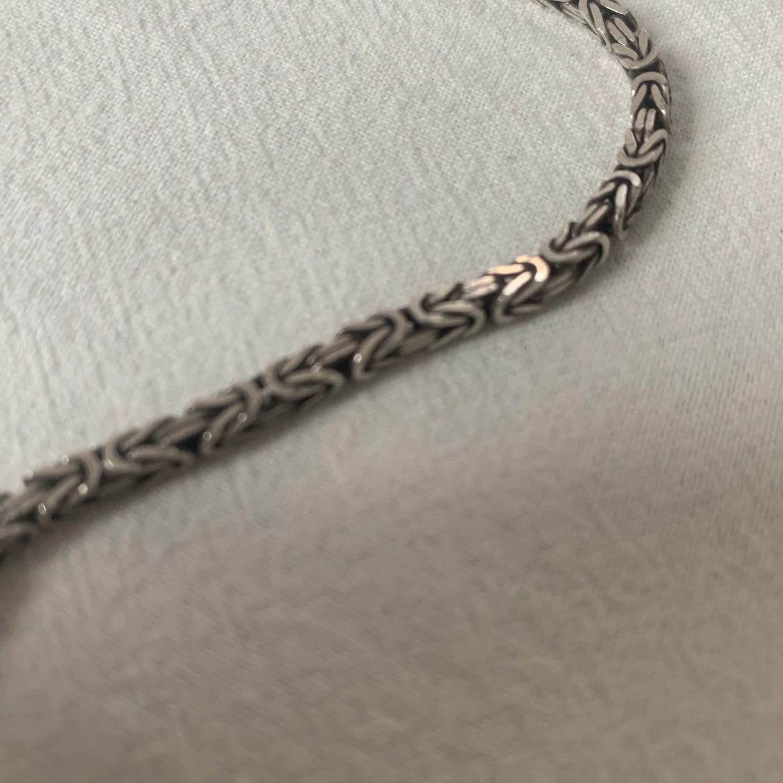 Äkta silver kedja  - 91