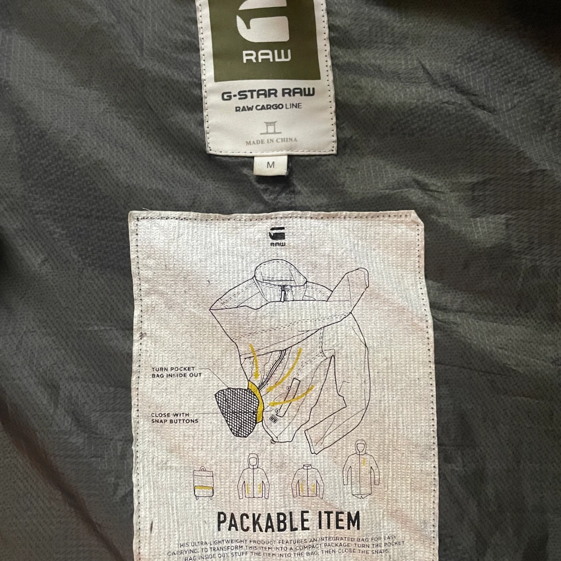 G-Star packable G-13 huva  - 90