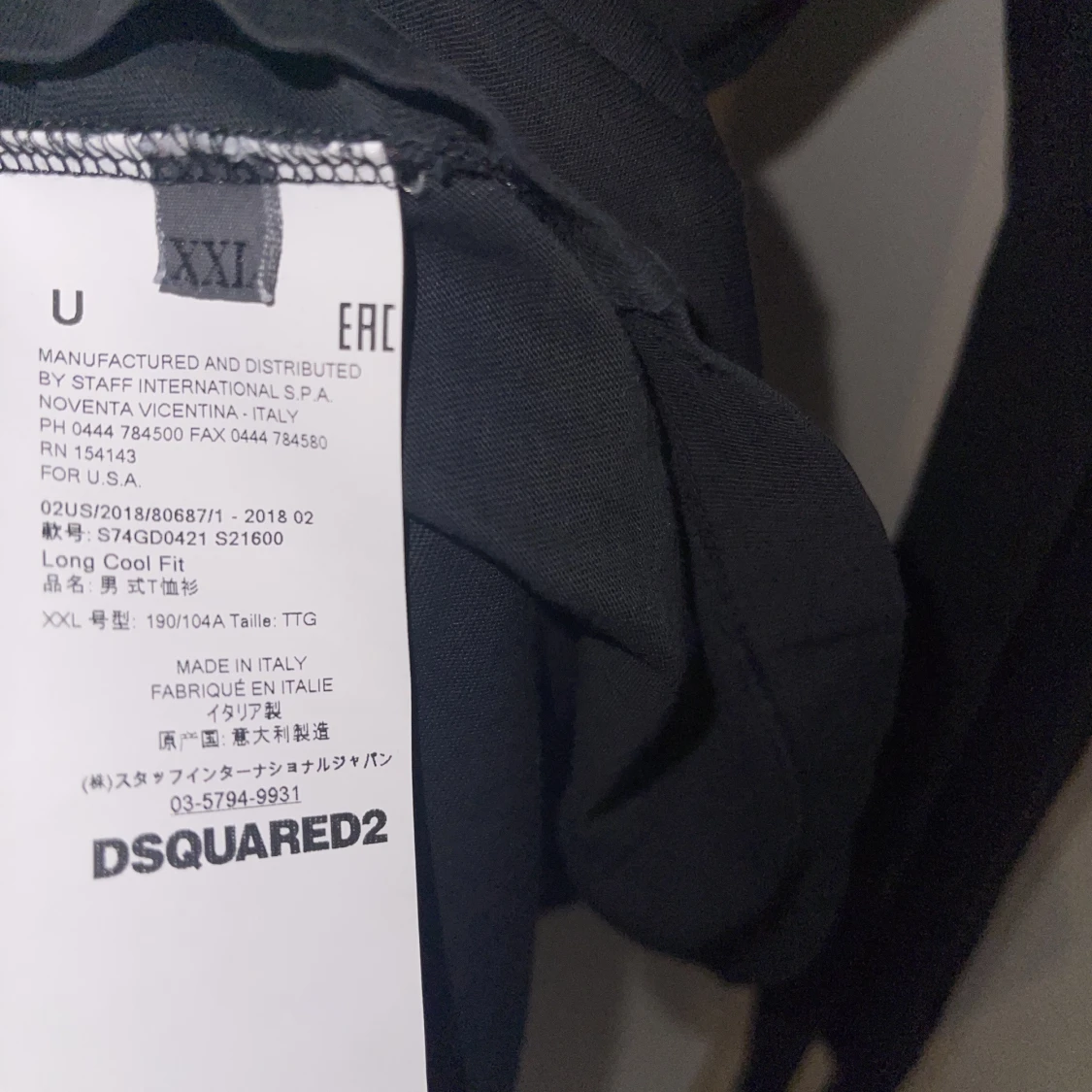 DSQUARED2 XXL LONGSLEEVE - 91