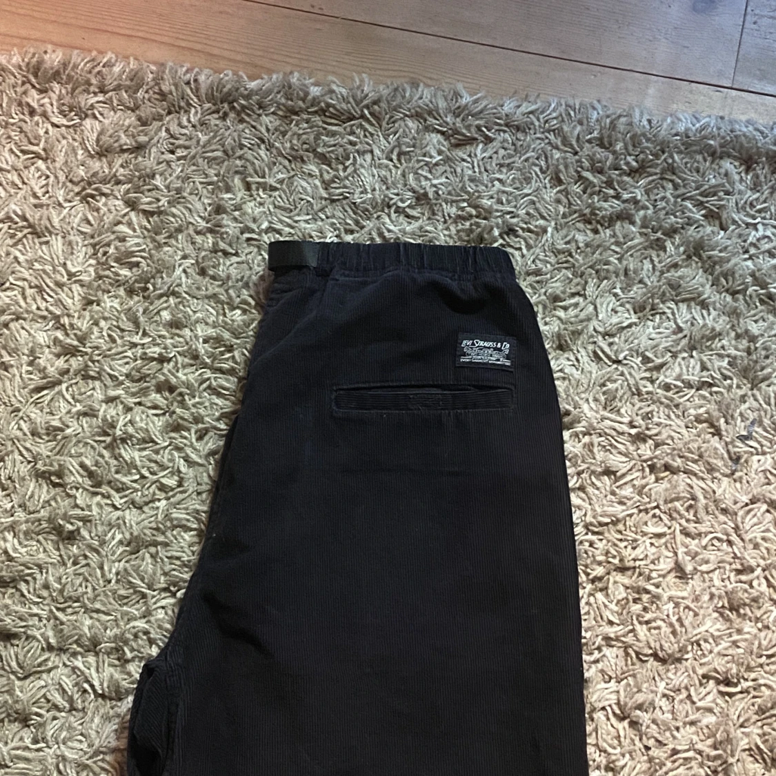 Svarta Manchester baggy byxor - 91