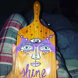 Shine Like The Stars - Målning hackbräda. Dekoration 