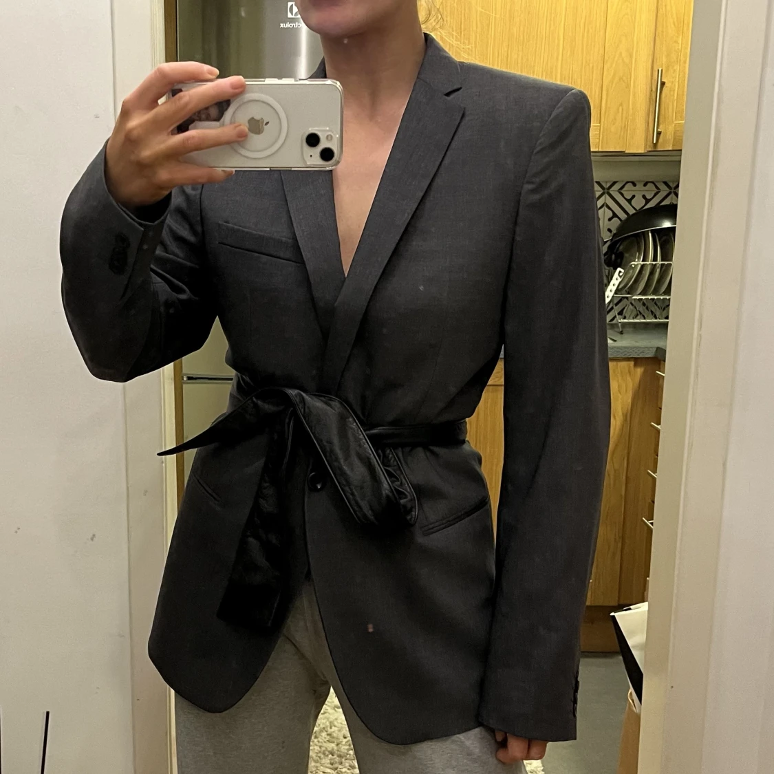 Filippa K kavaj grå vintage 