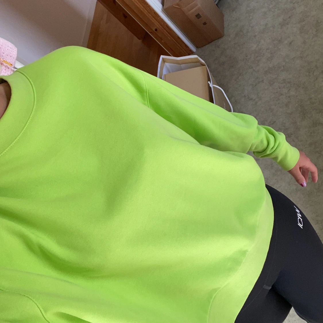 Färgglad sweatshirt  - 90