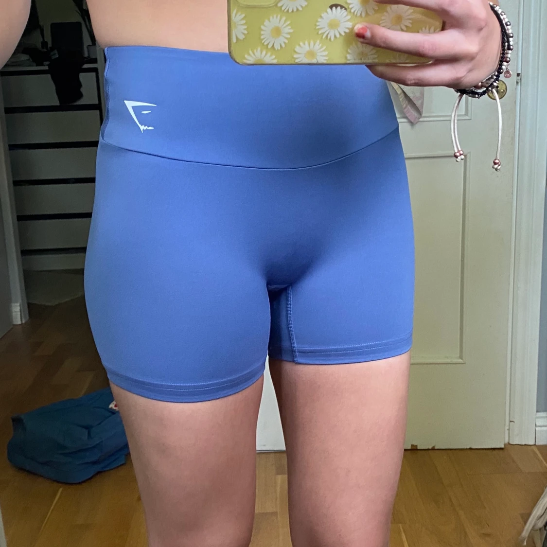 Blålila träningsshorts från Gymshark (oanvänd)