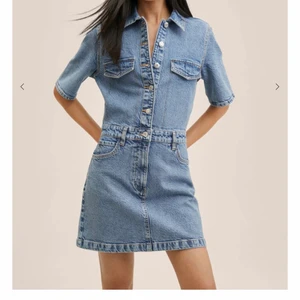 Jeansklänning - Klänning från Mango, säljer för 400kr + frakt, aldrig använd 