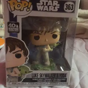 Luke skywalker och Yoda 