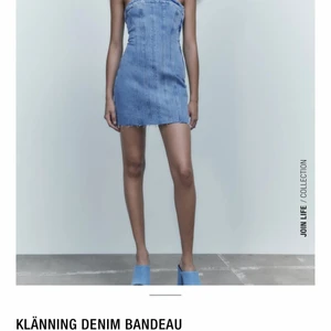 Jeans klänning - Säljer helt ny denim klänning från zara.  Prislapp sitter kvar.